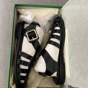 J. Crew Winona fisherman sandals in Italian leather (Brand New)